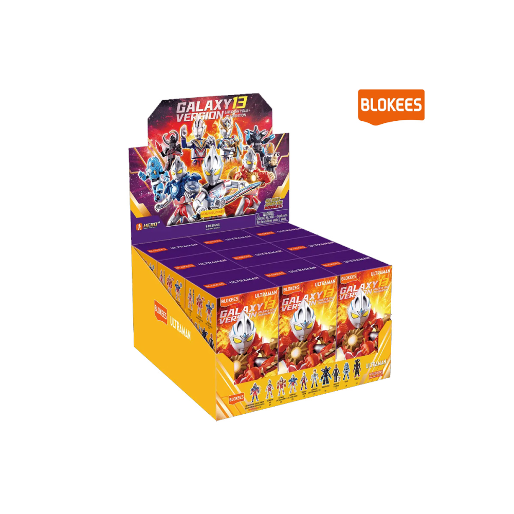 Soignée Design style pop: Figurine Pop Ultraman Blokees Galaxy Version 13 Unleash Your Imagination assortiment 9pcs