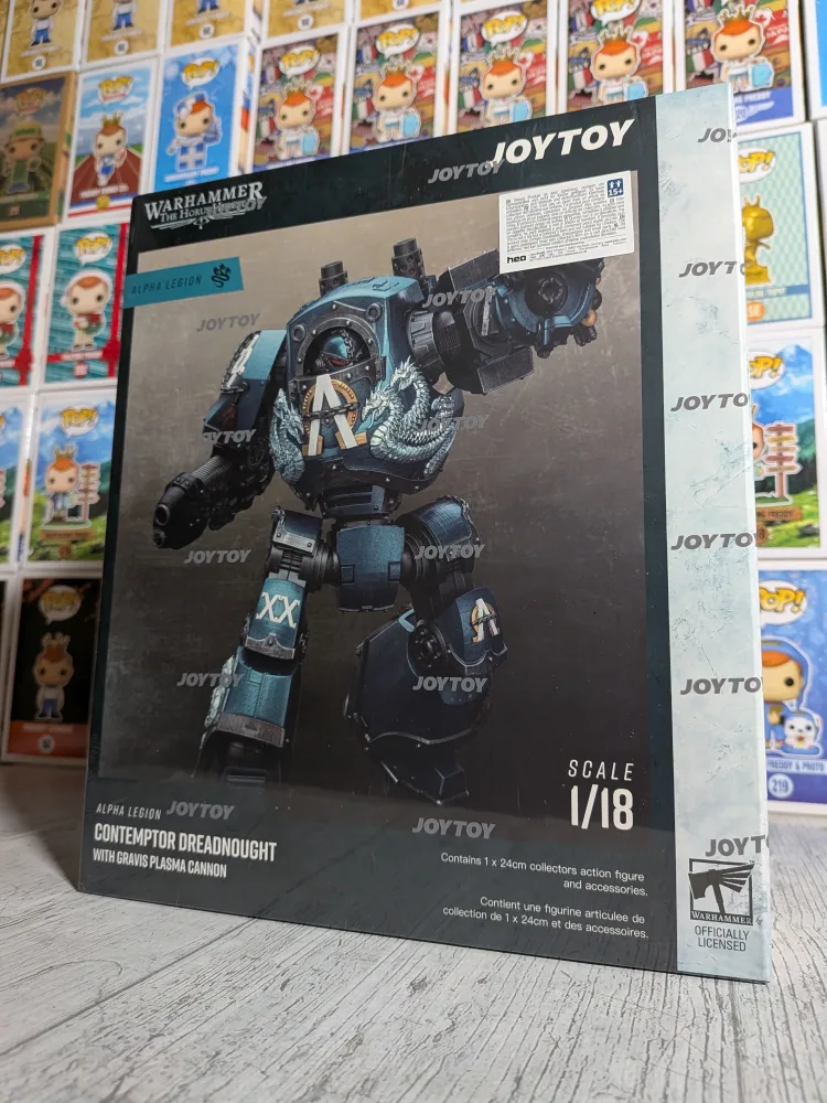 JoyToy Warhammer The Horus Heresy - Alpha Legion Contemptor Dreadnought with Gravis Plasma Cannon (24cm)