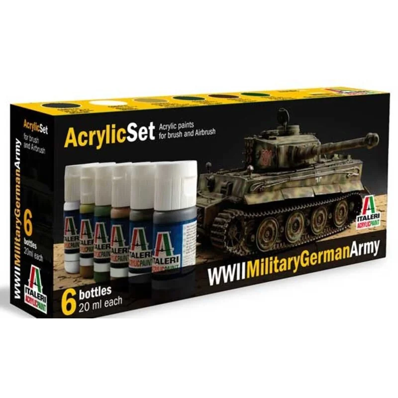 Décoration belle présence: Peinture WWII German tanks painting set