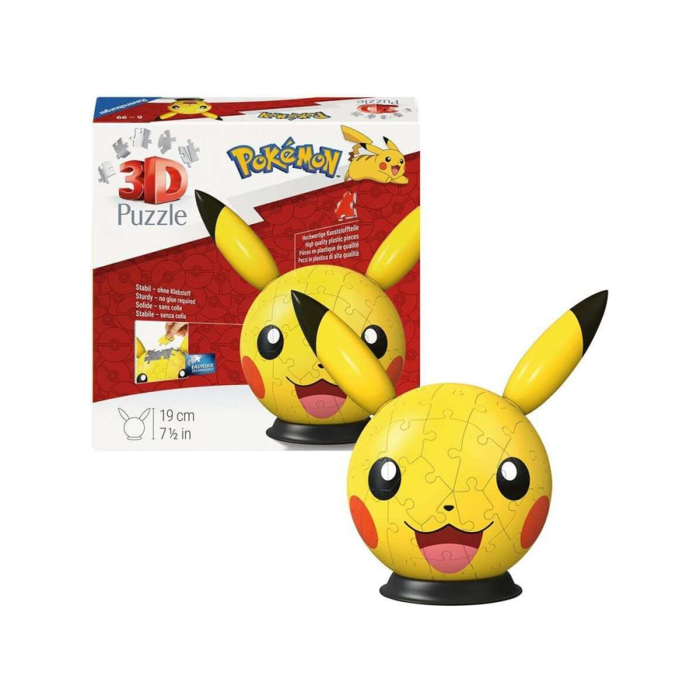 Pop Pièce pour collection: POKEMON - Puzzle 3D 72p - Pikachu