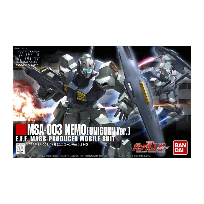 Figurine look original: Gunpla Hguc nemo unicorn ver 1/144