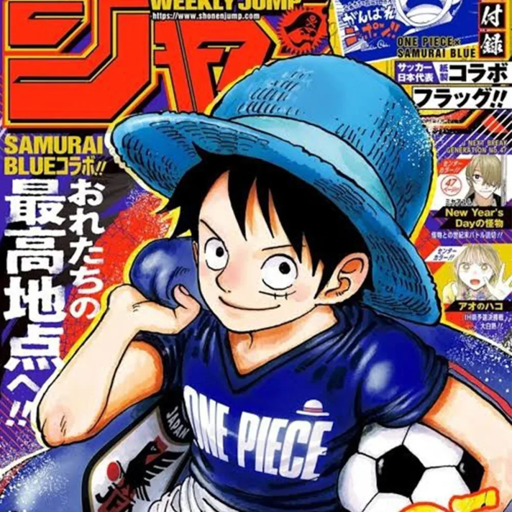 Pièce look original: Magazine Weekly Shonen Jump Edition Luffy Samurai Blue