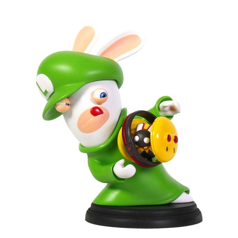 Modèle look original: Mario + The Lapins Crétins Kingdom Battle figurine PVC Rabbid-Luigi 16 cm