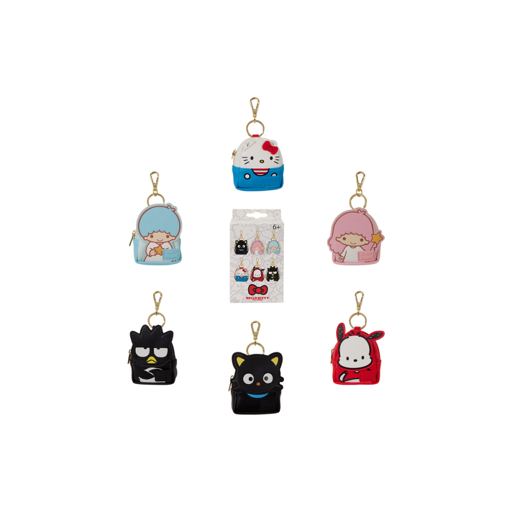 Belle pièce pour bureau: HELLO KITTY - Sanrio - Mini Backpack Bag Charm Loungefly Mystery Box