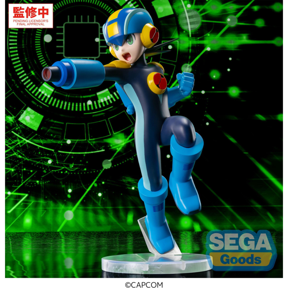 Pour collectionneur: MEGA MAN BATTLE NETWORK - Mega Man - Figurine Luminasta 22cm