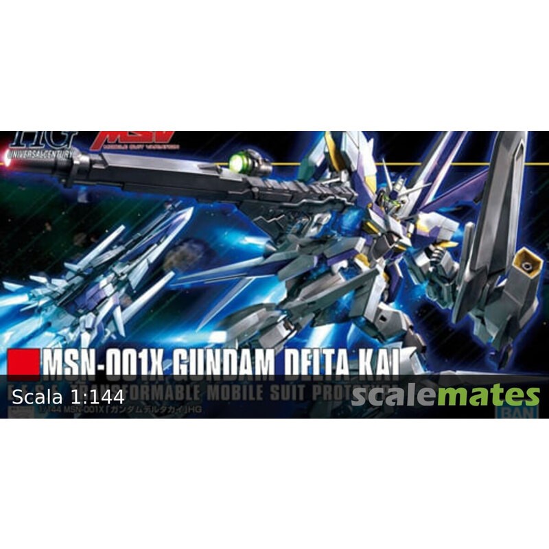 Charmante Décoration style geek: Gunpla Gundam: High Grade - Kit de modèle réduit Gundam Delta Kai 1: 144