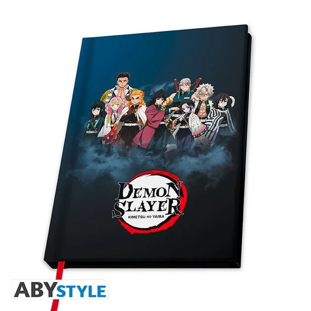 Classique Vitrine pour cadeau: Demon Slayer - Cahiers A5 - Piliers