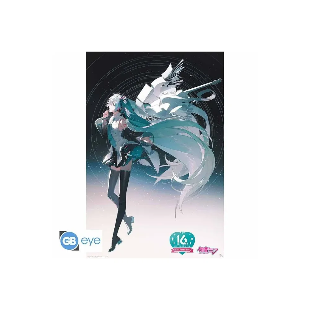 Style style pop: Poster Miku Hatsune 16 ème anniversaire - Maxi Format