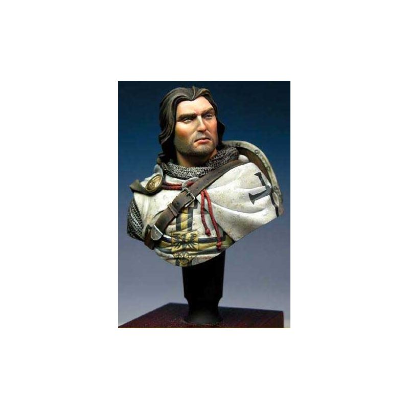 Élégante Statue: Figurine Chevalier teutonique