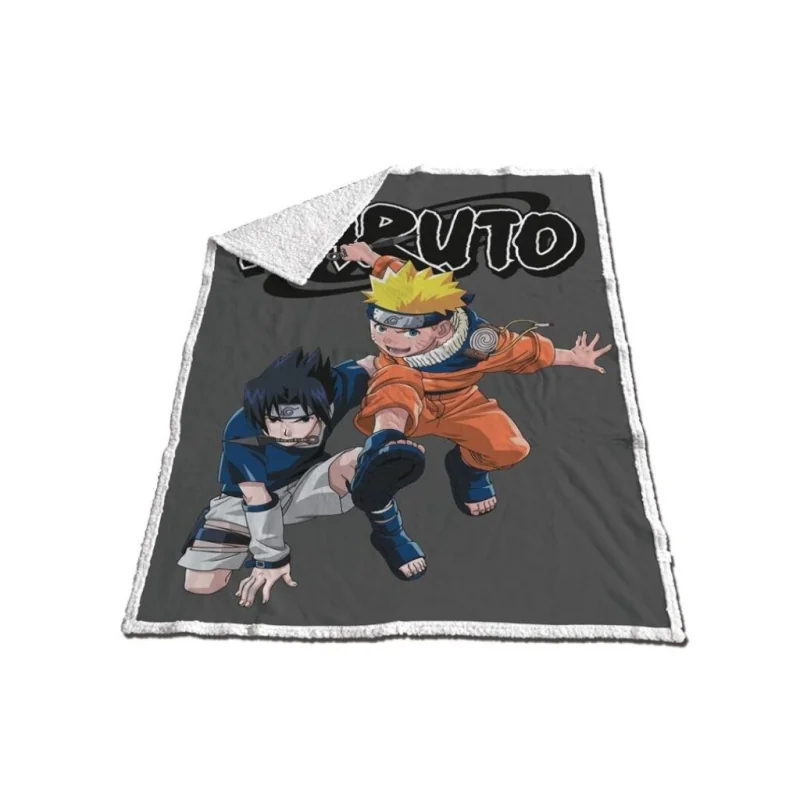 Belle Univers look soigné: NARUTO - Couverture Sherpa 120x150cm - Naruto & Sasuke