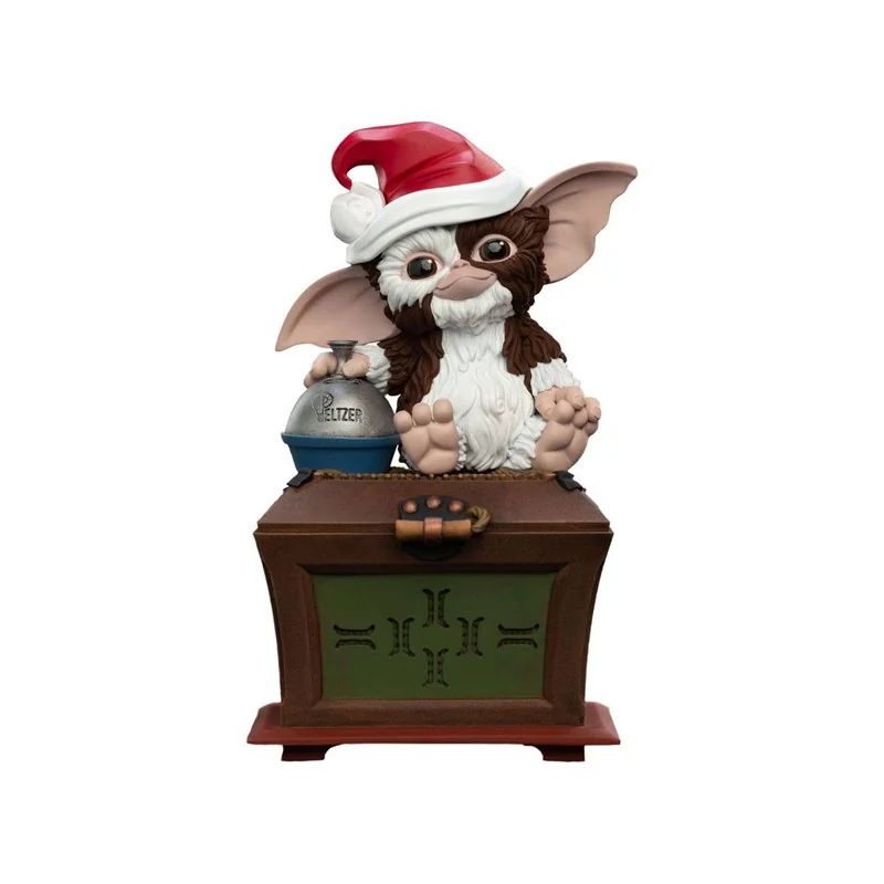 Belle Collection format compact: Figurine Gremlins Mini Epics Gizmo With Santa Hat 12cm