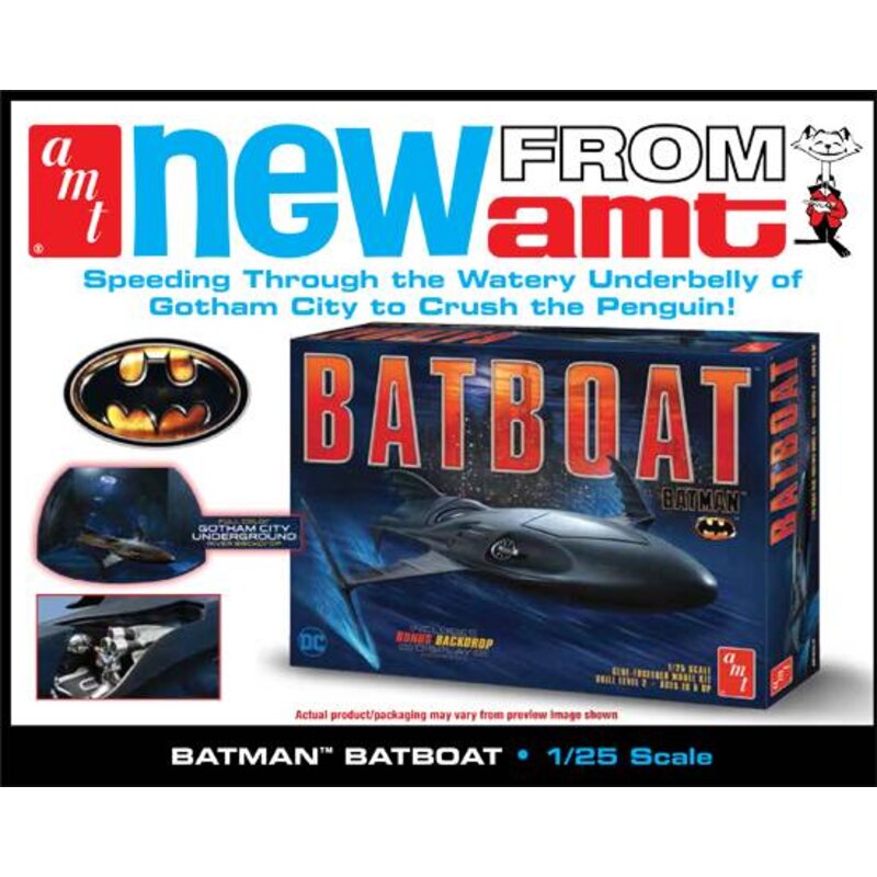 Jolie Vitrine: Maquette Batman Bat Boat 1/25