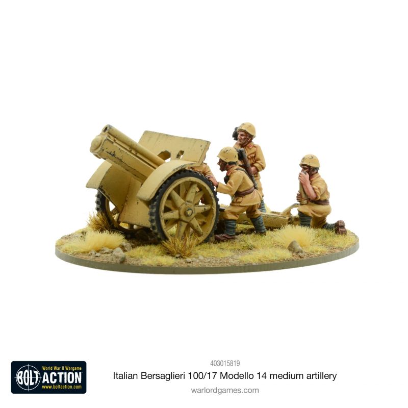 Création esprit déco: Jeu de figurine Bersaglieri italien 100/17 Modello 14 Artillerie moyenne