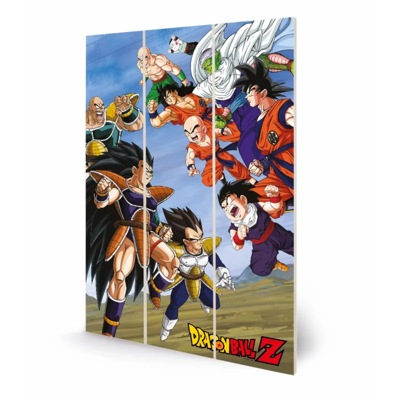 Collection belle présence: Poster DRAGON BALL Z - Battle Clash - Impression sur bois 20x29.5cm