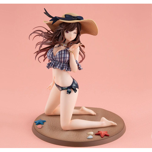 Moderne Objet esprit déco: The Idolmaster Shiny Colors statue PVC Kogane Tsukioka Be Bop Beach Ver. 17 cm - MegaHouse