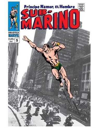 BIBLIOTECA MARVEL 97. NAMOR EL HOMBRE SUBMARINO 05 1968