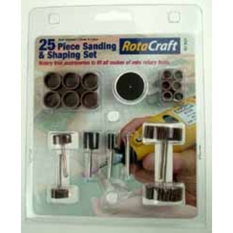 Statue look soigné: Ensemble de 25 pièces pour polir et former. Convient à tous les outils Mini Rotary