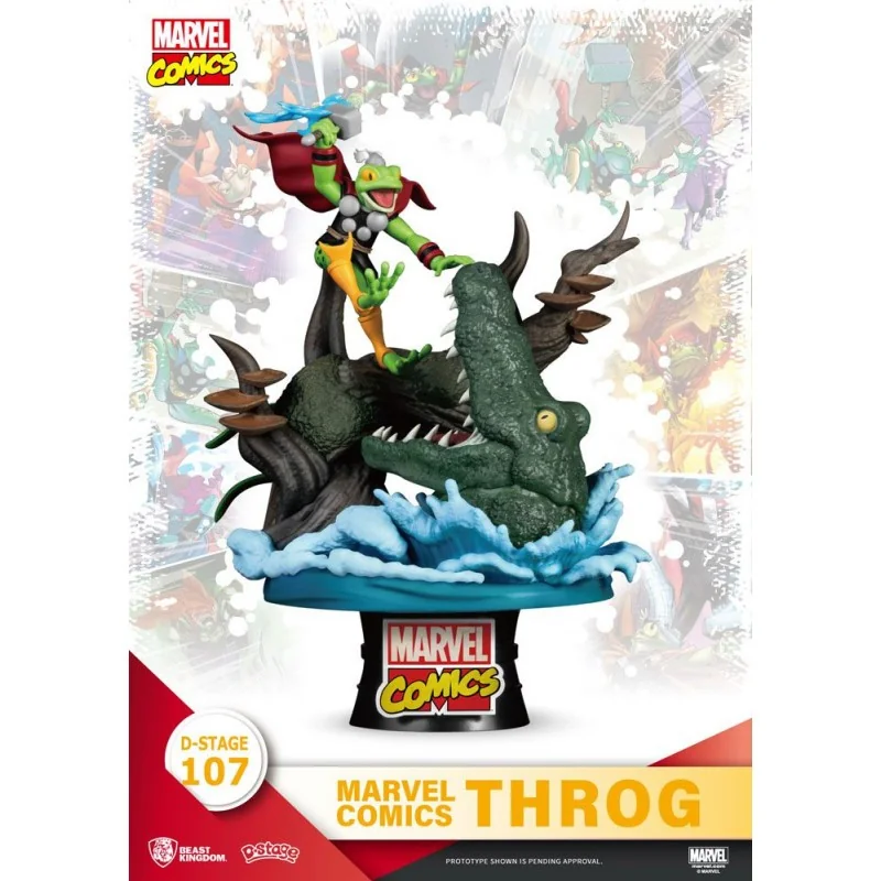 Design pour collection: Marvel Comics diorama PVC D-Stage Throg 17 cm