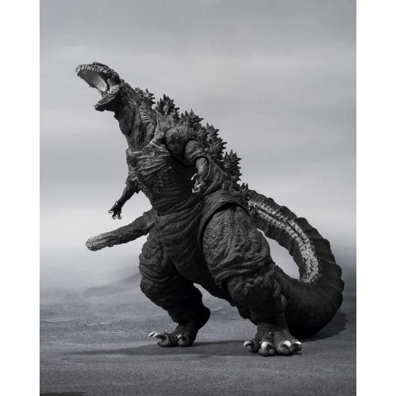 Statue look soigné: Godzilla figurine S.H. MonsterArts Godzilla (2016) The Fourth Orthochromatic Version 18 cm