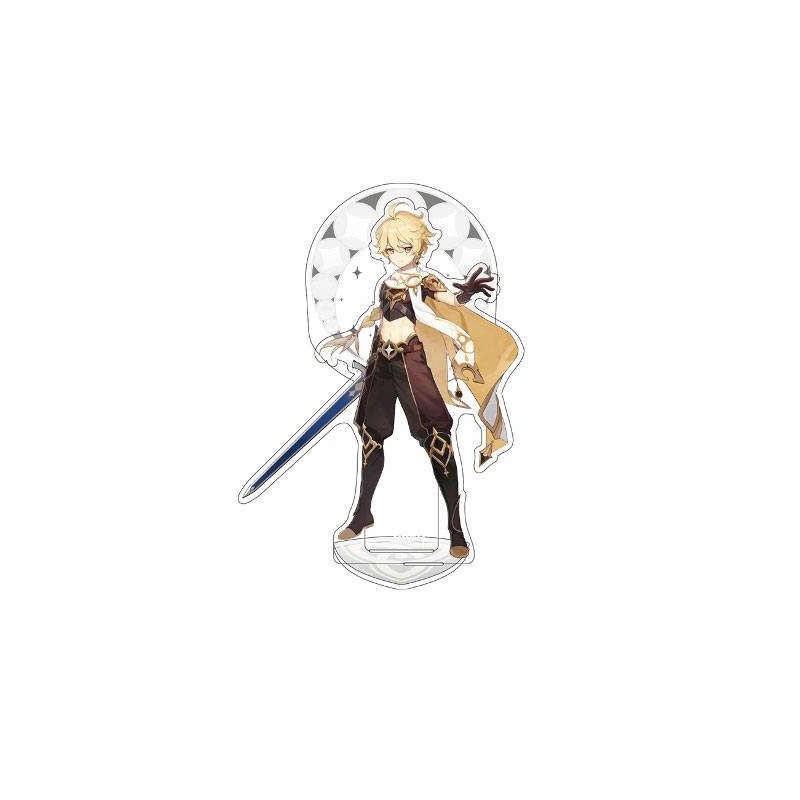 Collection look soigné: Genshin Impact figurine acrylique Traveler Theme Series Character Traveler Aether 14 cm