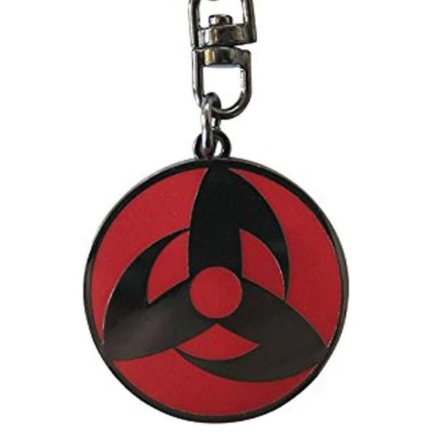 Classique Pièce look original: Naruto Shippuden - Porte-clés Métal - Mangekyô Sharingan Kakashi