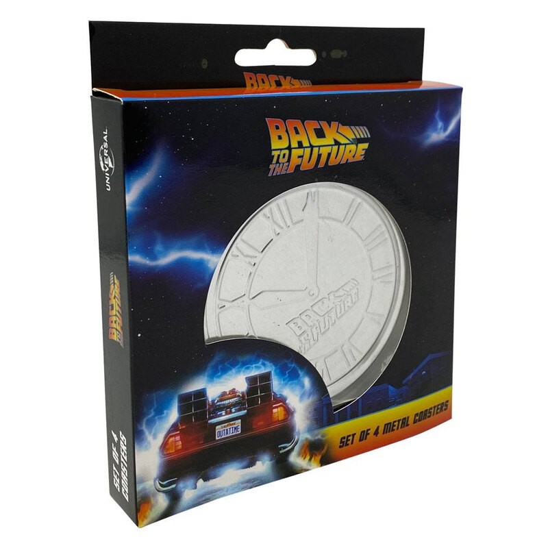 Soignée Pièce: Retour vers le Futur pack 4 sous-verres