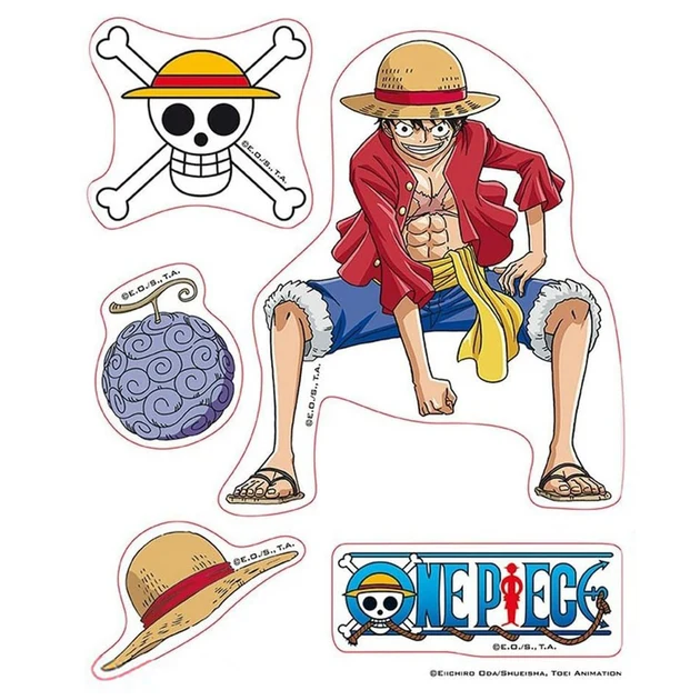 Soignée Modèle: One Piece - Stickers - Luffy & Law