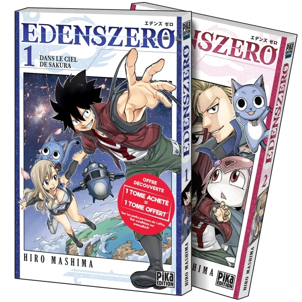 Décorative Figurine look soigné: Edens Zero - Tome 01 & 02 (Offre Pika Éditions 1 Tome Acheté = 1 Tome Offert)