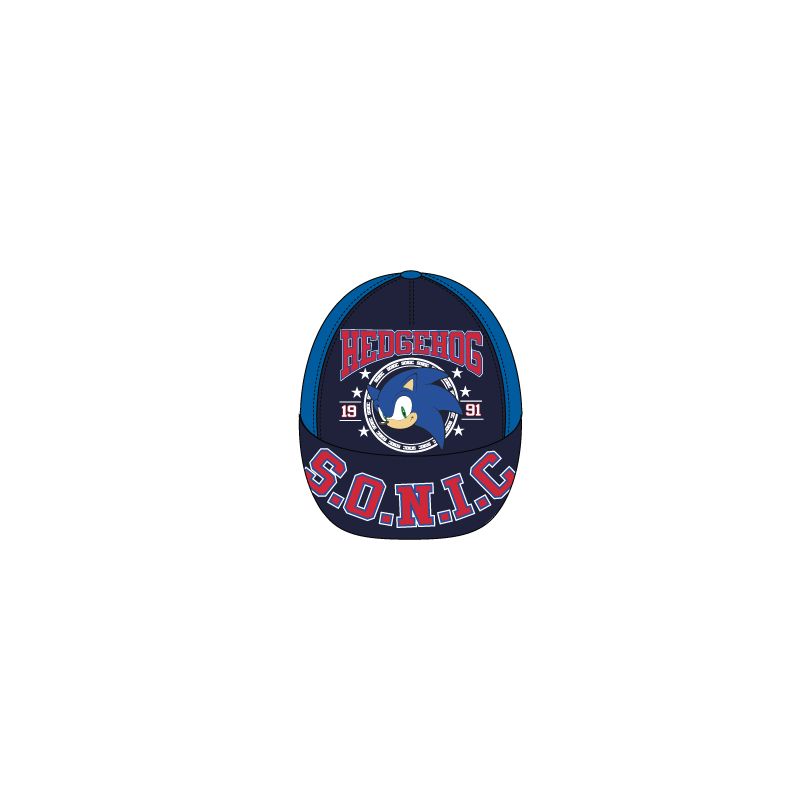 Joli modèle style geek: SONIC - Sonic 1991 - Casquette Bleu Enfant 52cm