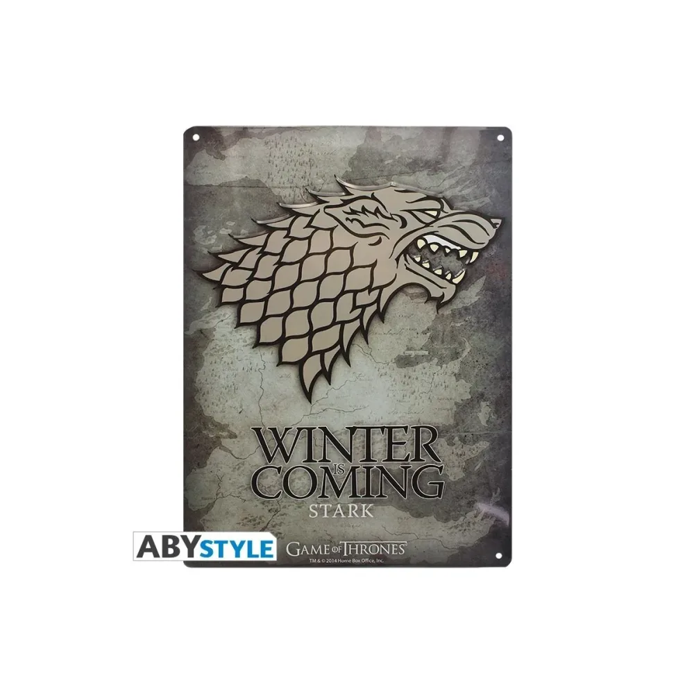 Collection style pop: Plaque Métal Stark