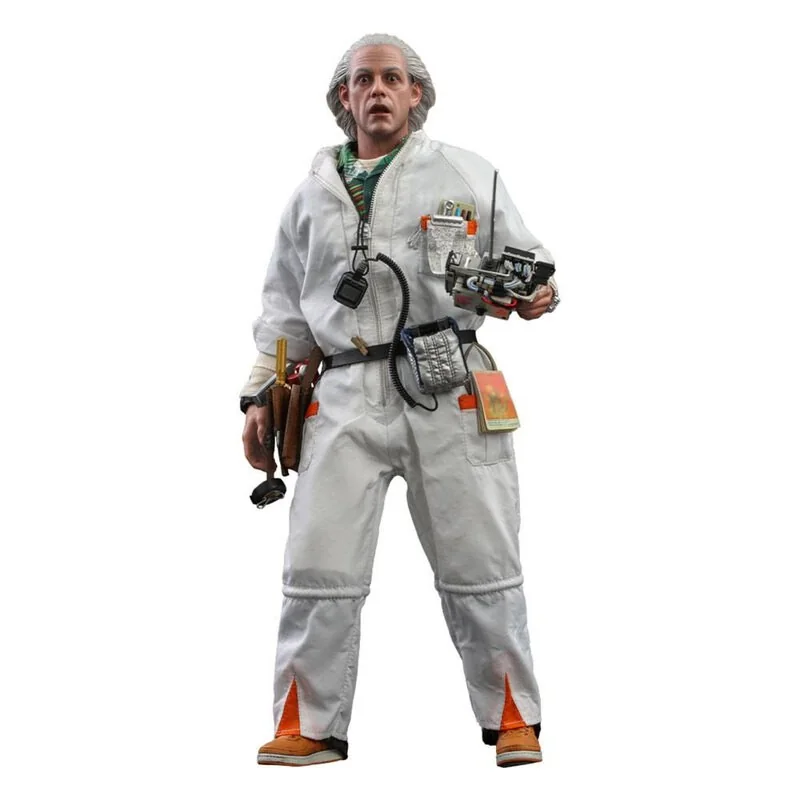 Statue pour bureau: Retour vers le futur figurine Movie Masterpiece 1/6 Doc Brown 30 cm