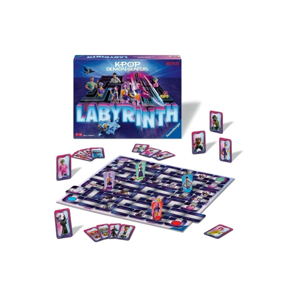 Belle Miniature à exposer: KPOP DEMON HUNTERS - Jeu de Plateau Labyrinth