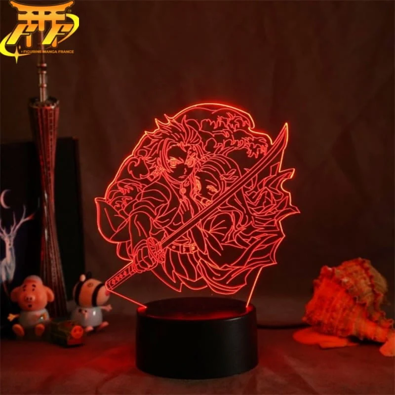 Moderne Design pour vitrine: Lampe LED Nezuko et Tanjiro - Demon Slayer™