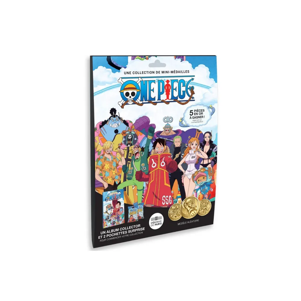 Collection format compact: One Piece - Monnaie De Paris Medaille Album Collector + 2 mini médailles