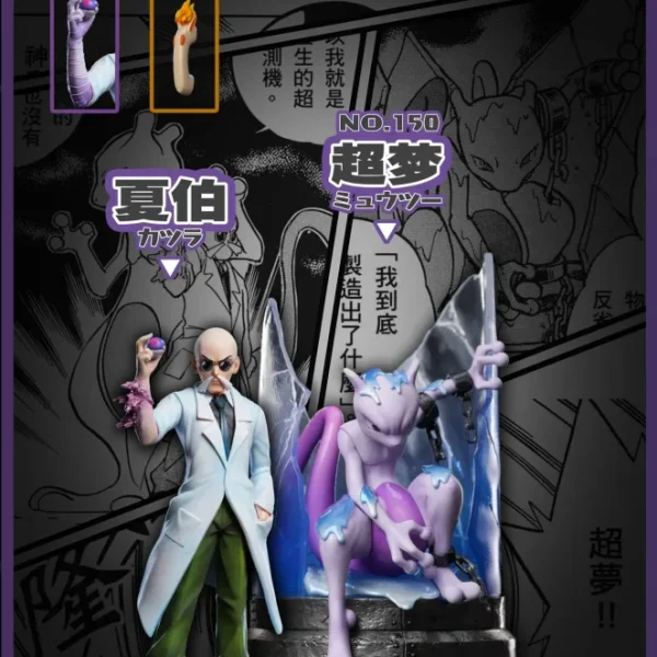Belle Collection pour cadeau: [PREORDER] 1/20 Scale World Figure [RED ART] – Blaine & Mewtwo