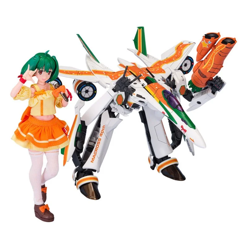 Élégante Style: Macross Frontier VF-25F Messiah Ranka Lee Macross 40th Anniversary 22 cm