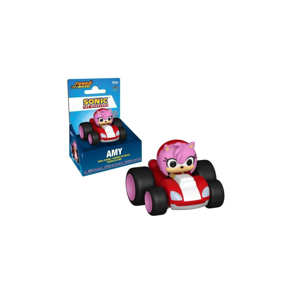 Artistique Création look original: Figurine Pop Sonic The Hedgehog Super Racers Diecast figurine Amy Rose 5 cm