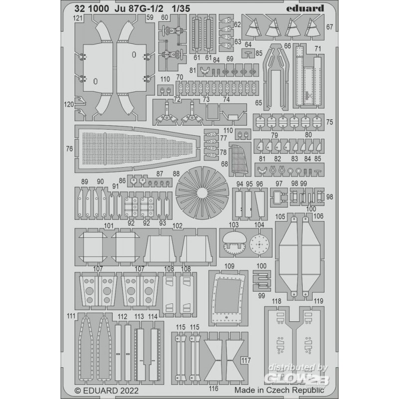 Moderne Pièce: Ju 87G-1/2 pour MODÈLE BORDURE