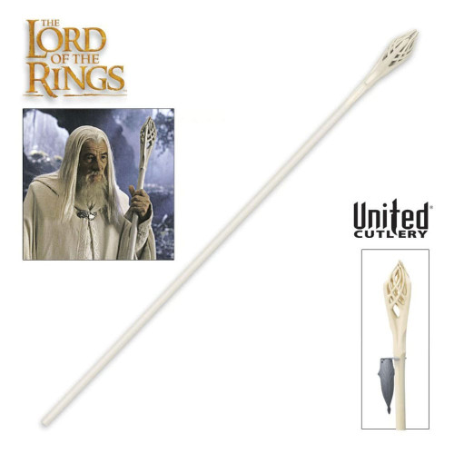 Classique Modèle: Le Seigneur des Anneaux réplique Staff of Gandalf the White 185 cm