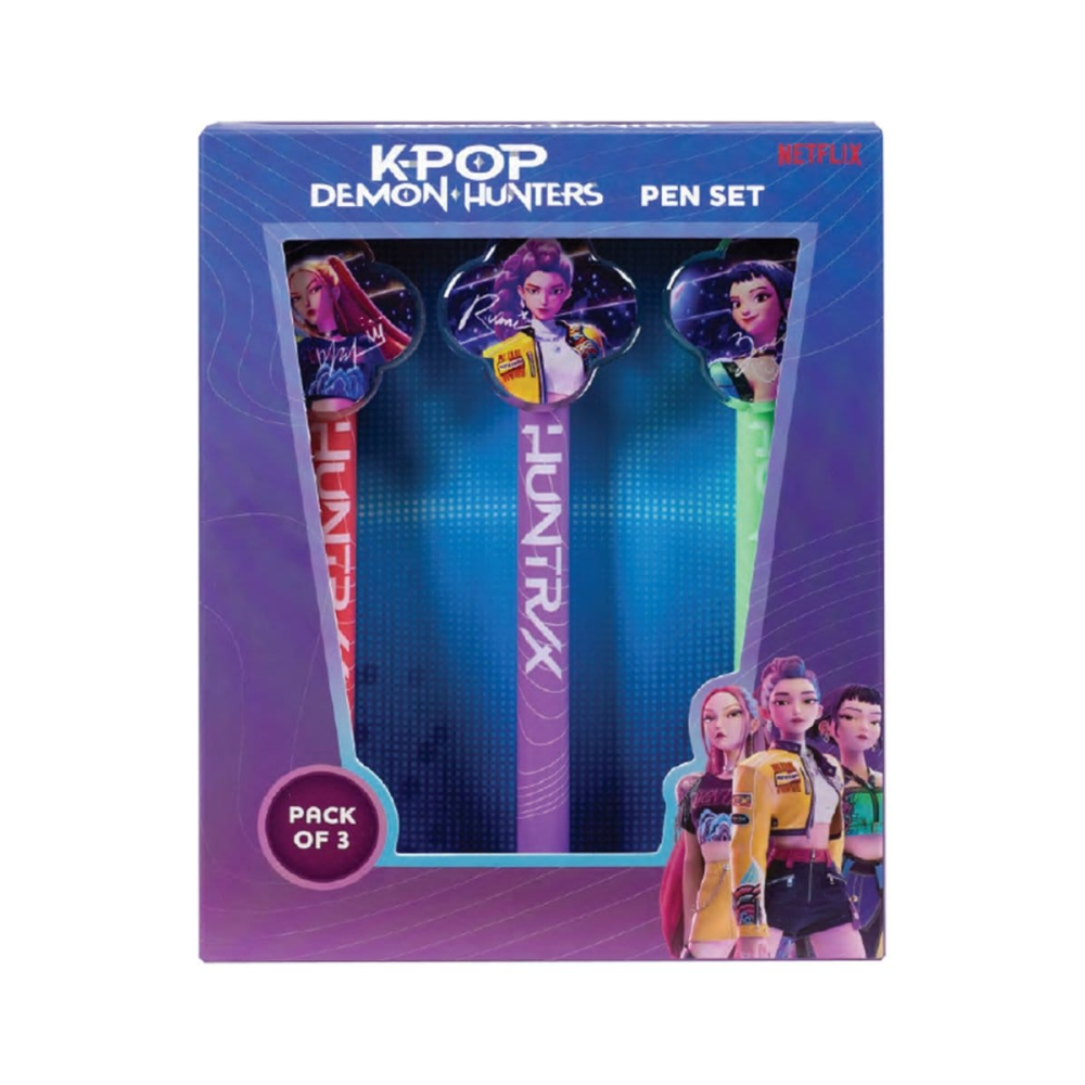 Compacte Sélection format compact: KPop Demon Hunters pack 3 stylos