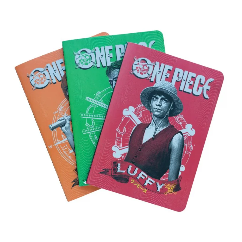 Tendance Statue pour collection: ONE PIECE NETFLIX - Pack de 3 Notebooks - Format A5