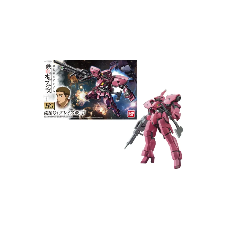 Belle Statue pour collection: Gunpla GUNDAM - HG 1/144 Ryusei-Go (Graze Custom II) - Model Kit