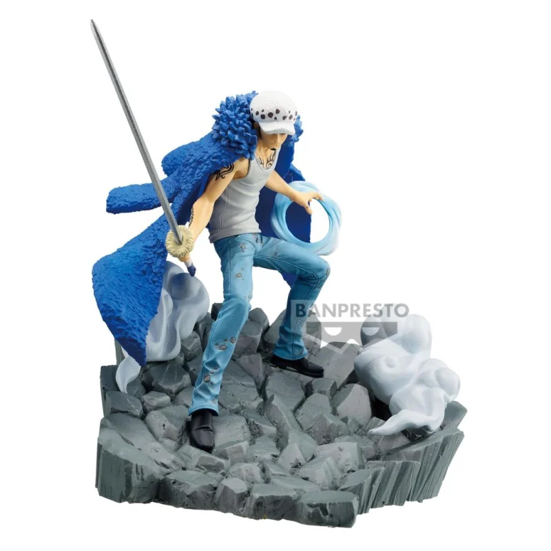 Objet collection style pop: ONE PIECE - Trafalgar Law - Figurine Senkozekkei 1/2 8cm