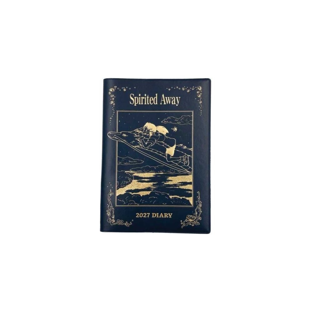 Collection look soigné: Le Voyage de Chihiro journal Haku dragon & Chihiro blue gold foil