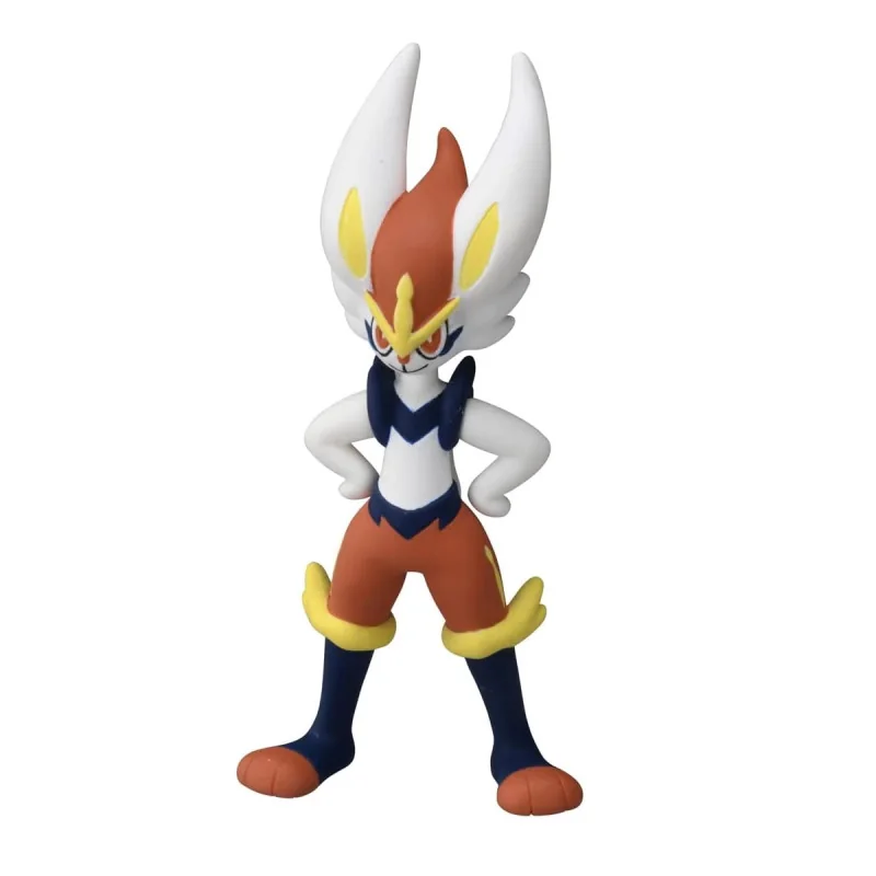 Belle Miniature à exposer: Pokemon MonColle Figurine Pyorobut / Cinderace MS-35
